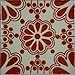 4.2x4.2 9 pcs Terracotta Bouquet Talavera Mexican Tile