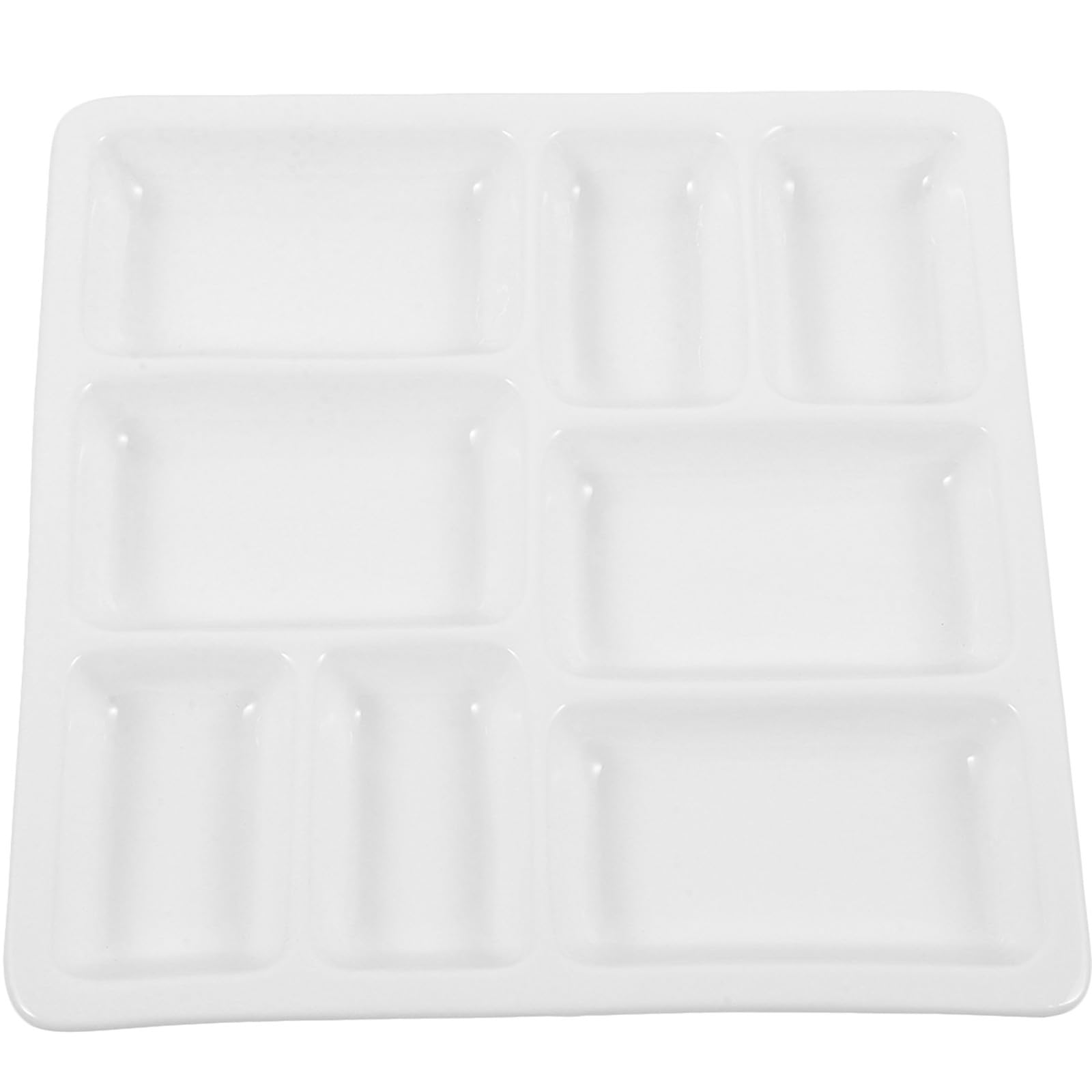 Paleta de cerámica para pintura artística con superficie antiadherente de fácil limpieza