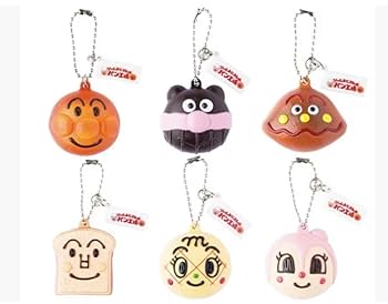 アンパンマン - アンパンマンパン　キーホルダー　11個セット　限定品　ミュージアム アンパンマンミュージアム 限定 キーホルダー パン型 11点 バラ