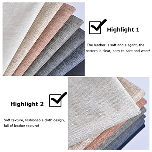 Tissu ameublement aspect lin bordeaux de haute qualité pour canapé - 3