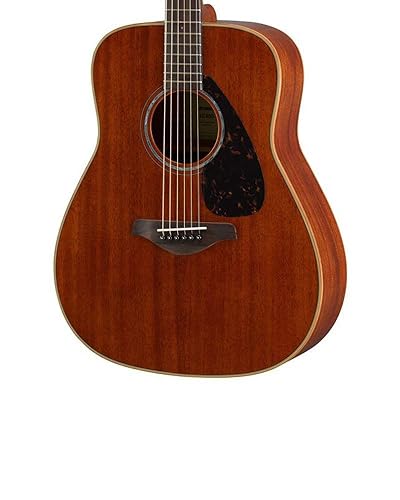 Amazon.com: Yamaha FG850 Solid Top Acoustic Guitar, Mahogany