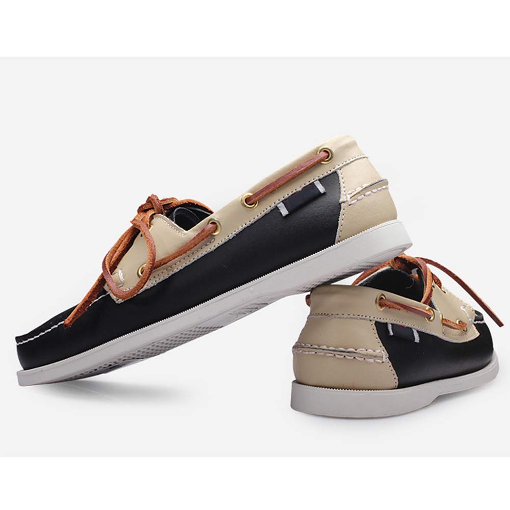 Chaussures à Lacets en Cuir pour Hommes de Pont Décontractées