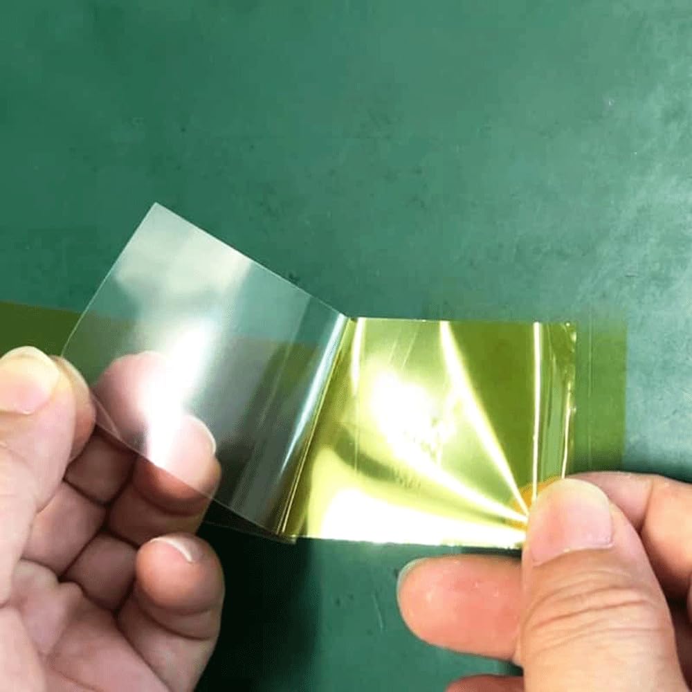 Polyimid-Folienklebeband – 10 µm, einseitig klebend, for Elektronik und Hochtemperaturanwendungen, 1 Stück(0.01mmx50mmx10M)