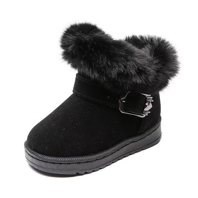 Kids Girl Non Slip Warm Velvet Winter Boots for Outdoor Snow Walking School Sport Trekking