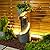 Bumilgar Water Fountain Outdoor 35.4" H Modern Outdoor Fountains and Waterfalls Flooring Standing Indoor Fountain with LED Lights and Pump for Garden, Patio, Deck, Backyard, Porch and Home Art Decor