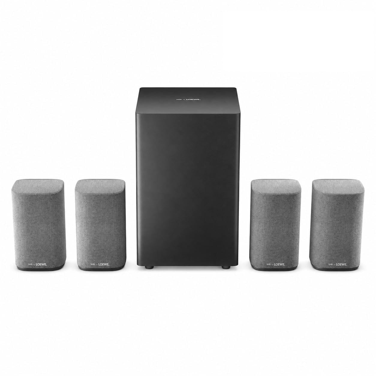 Loewe We. Boost, Heimkinosystem, Lautsprecher, Dolby Atmos, 4.1.2 Surround Sound System, We. by Loewe, 3D Sound, 720 Watt, Kabellos, Grau