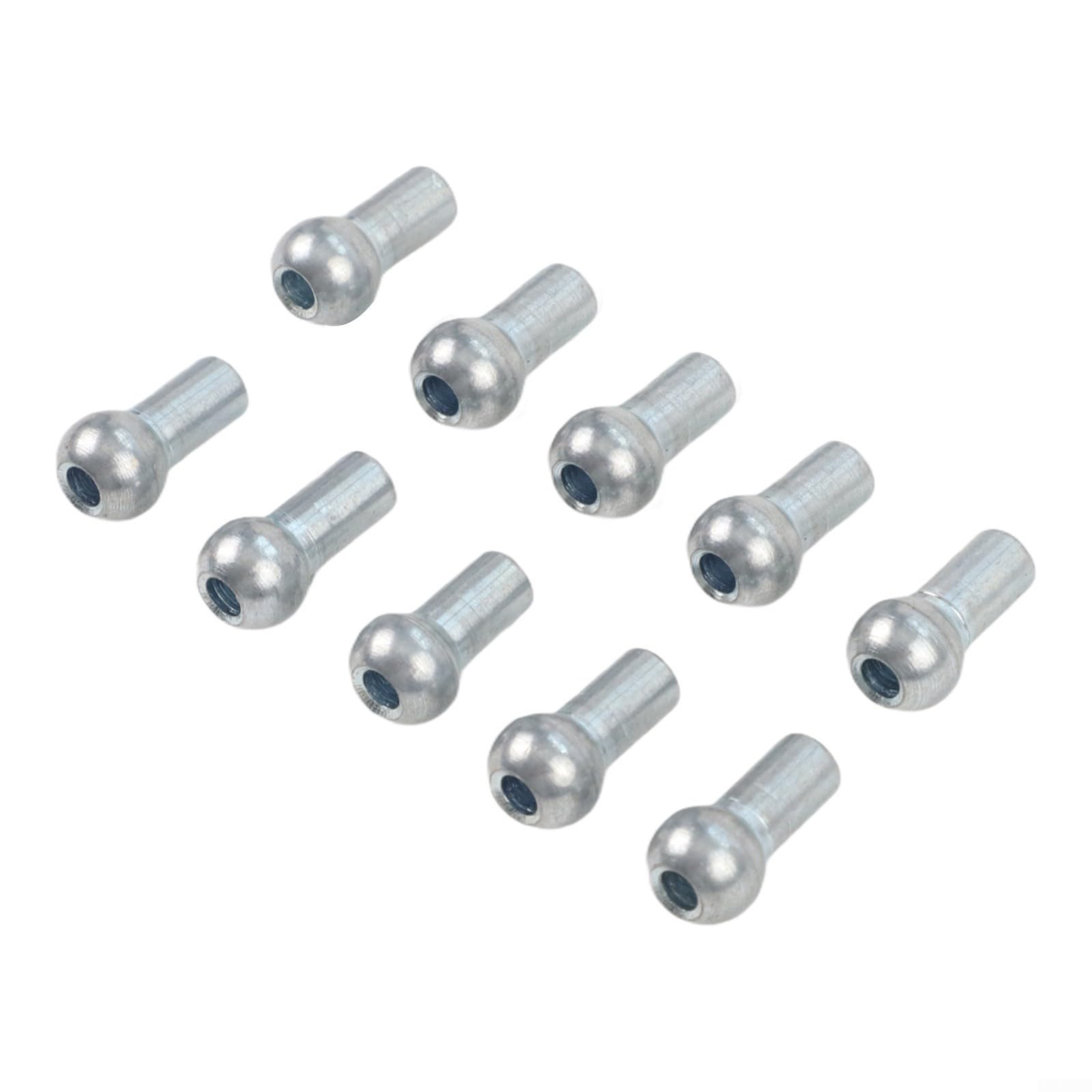 Terminales de bola de cable de repuesto para máquinas de polea de gimnasio de fitness, 10 piezas de junta de puerto de alambre de tapón de metal (11 x 4,5 x 19,5 mm)