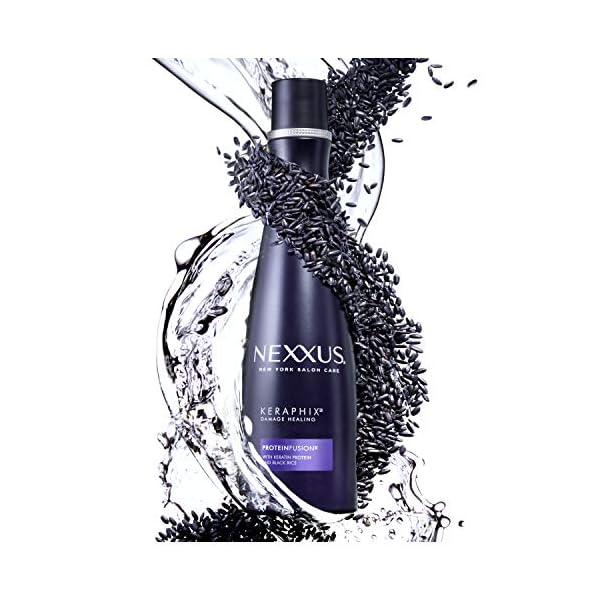 Nexxus-Keraphix-Shampoo-for-Damaged-Hair-With-ProteinFusion-Keratin-Protein-Black-Rice-Silicone-Free-338-oz Nexxus Keraphix Shampoo With ProteinFusion for Damaged Hair Keratin Protein, Black Rice, Silicone-Free 33.8 oz