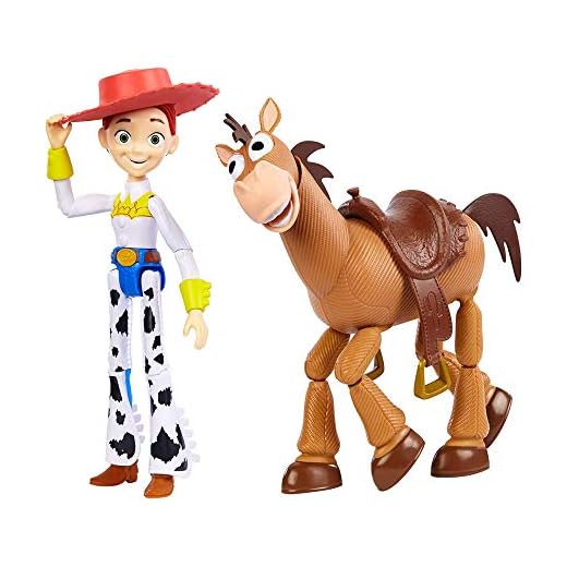 Disney Pixar Toy Story GJH82 – Jessie och Bully-äventyr 2-pack