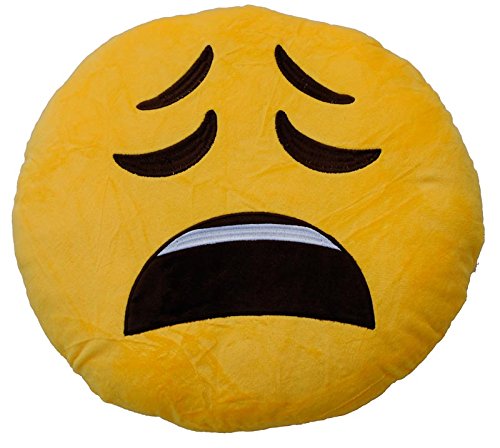 Emoticonworld Cojín Emoticono, 1 Unidad (Paquete de 1)