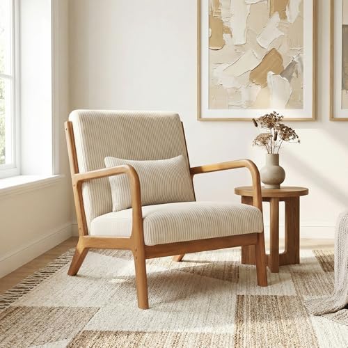 Sillón plegable moderno beige miniatura 2
