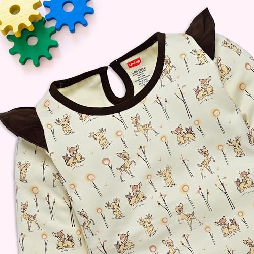 Image of LuvLap Baby Girls 100% Cotton Full Sleeve Top & Pyjama Sets, Pack Of 02