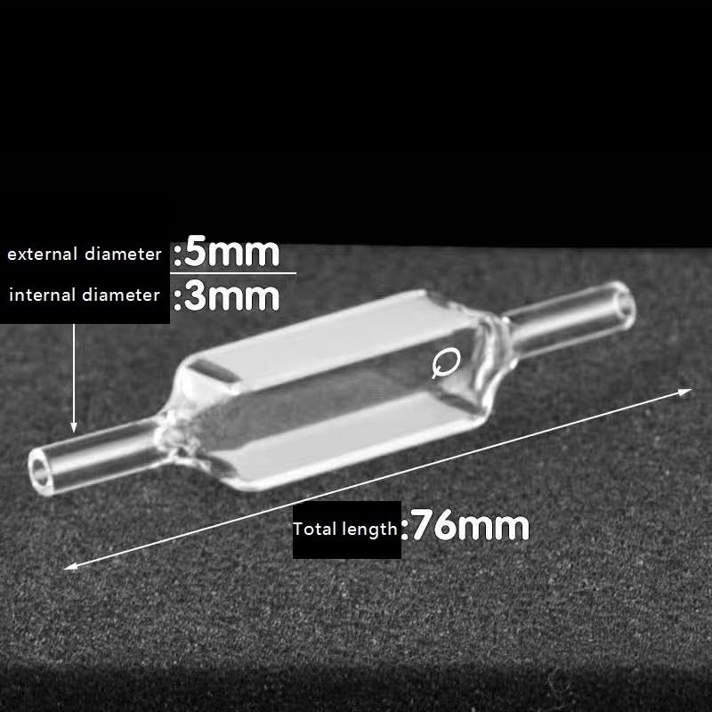 Quartz Fused Cuvette Flow Through Cell Light Path 10mm Capacity 3.5ml Quartz Cuvette High Permeability Flow Cell