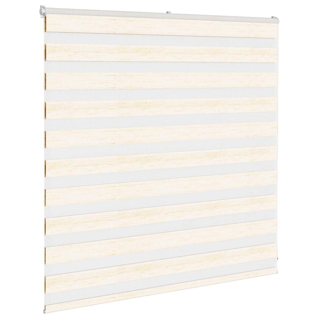 Store Jour Nuit 140x100 cm Beige Marbré, Store Enrouleur Zébré en Polyester avec Rail en Aluminium, Rideau Tamisant Double Couche pour Salon Chambre et Bureau, Montage avec ou sans Perçage
