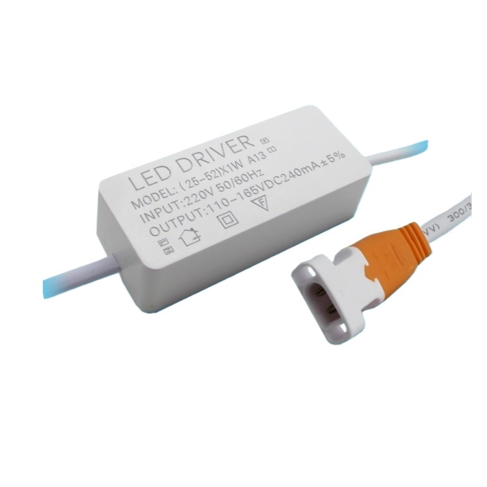 Pilote LED Courant Constant 25-52W avec Prise Femelle Big Pin