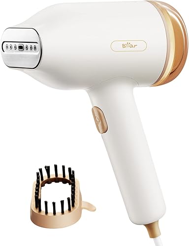 Bear Vaporizador para ropa, vaporizador de viaje actualizado 2024, vaporizador de ropa portátil de mano, calentamiento rápido de 10 segundos,