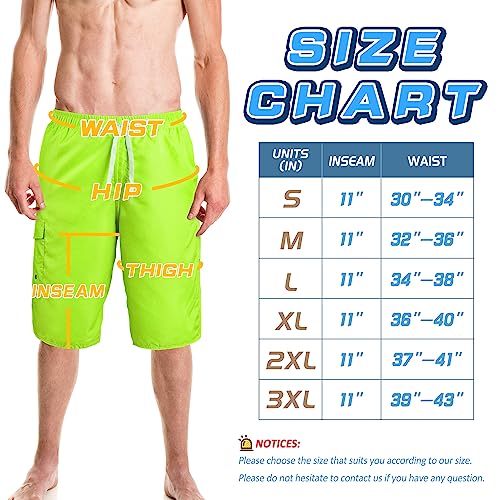 Image of Mens Swimming Trunks Swim Trunks Quick Dry Swim Shorts with Mesh Lining Funny Swimwear Bathing Suits
