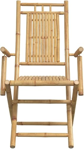 Miniatura 5 de Folding Patio Chairs 8 pcs 20.9x26 x39 Bamboo Dinning Room Lawn Sillas para Comedor Dining Table Chairs for Courtyard Terrace Beach Picnic