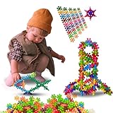 Montoyssori 200 Pcs Interlocking Plastic Building Blocks | Building Toys | STEM Toys | Toddler Toys | Educational Toys | Montessori Toys | Kids Safe Material for Kids and Toddlers Aged 3+