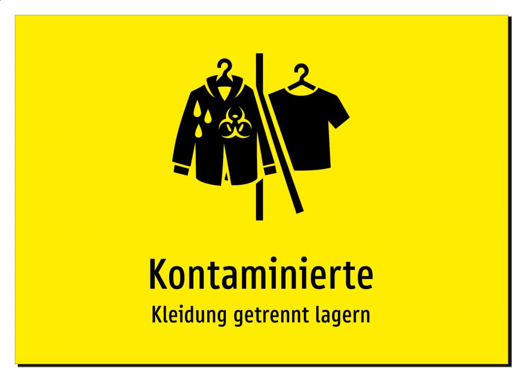 30275-DE-S-06 | Kontaminierte - Kleidung getrennt lagern