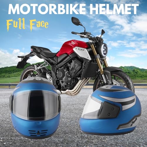 Image of Sage Square Audi Kimi Full Face Helmet | ISI Certified | Clear Visor | Ultra Comfort Inner Padding Extra Comfort & Stylish
