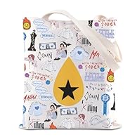 【High quality】:Our tote bags are made of high quality canvas materials. It is firm in sewing, not easy to deform, not easy to tear, portable, soft and durable, and can be used repeatedly for a long time. 【Perfect Size】:The tote bag stands at 14.9inch...
