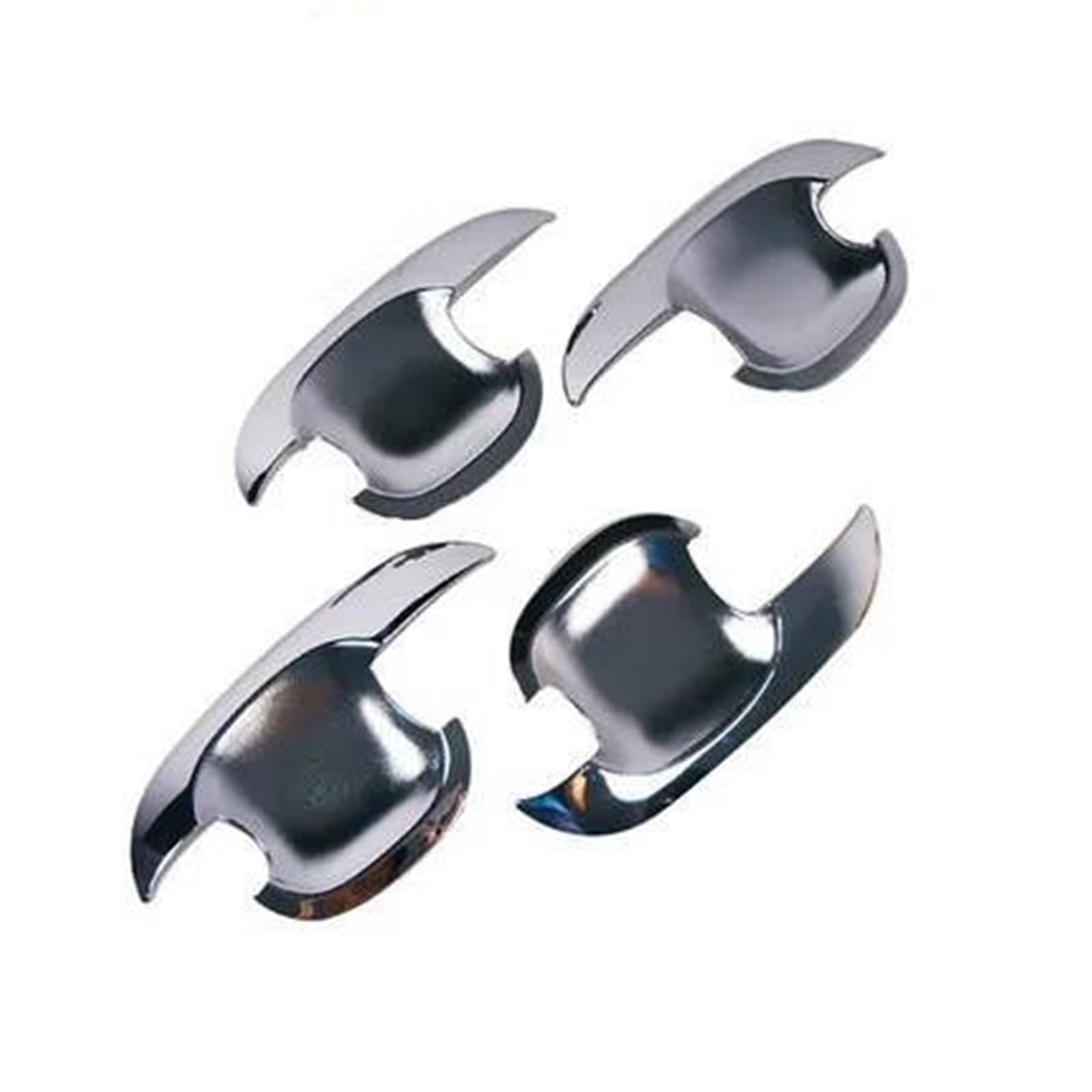 ZAPORA Covers Sticker for Kia for Sportage 2005-2013 Chrome Car Door Handle Cover Trim Sticker Styling Auto Accessories(Bowl)