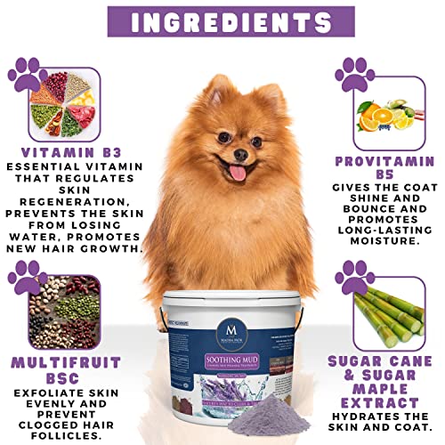 Image of Madra Mor Soothing Dog Essentials Mud Bath | Dog Bath Dog Hot Spot Treatment for Dog Allergy & Dog Itch Relief | Dog Coat Skin Care Products | 7.5lb Pail w Worldwide Nutrition Multi Purpose Key Chain