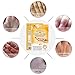 ZIXAOK 5 Pairs Hand Mask Gloves, Moisturizing & Repairing Treatment for Extra Dry & Rough Skin, Exfoliating Peeling Mask for Home Spa Care, Men & Women