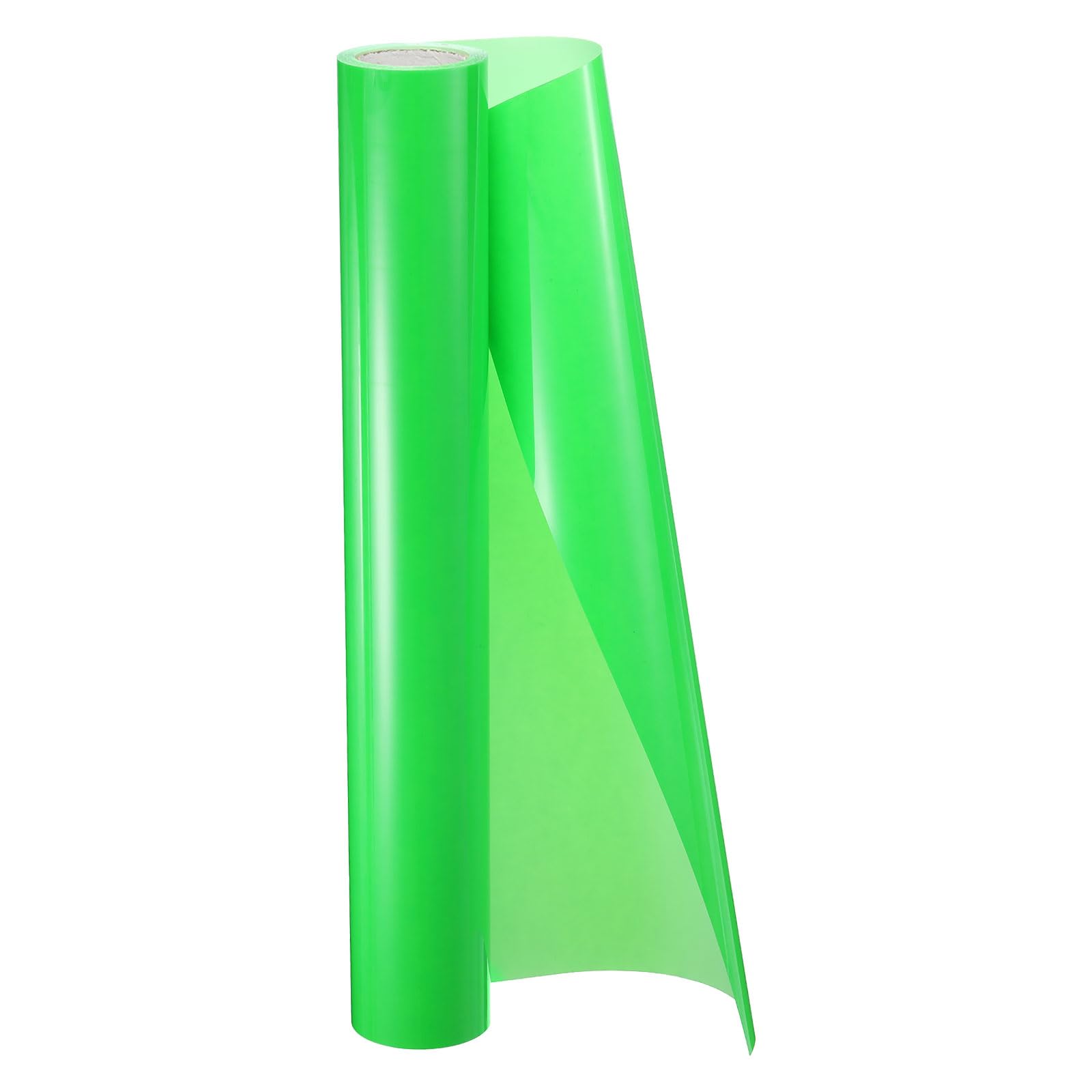 sourcing map HTV Heat Transfer Vinyl 11.8"x5ft Roll PVC Fluorescent Green