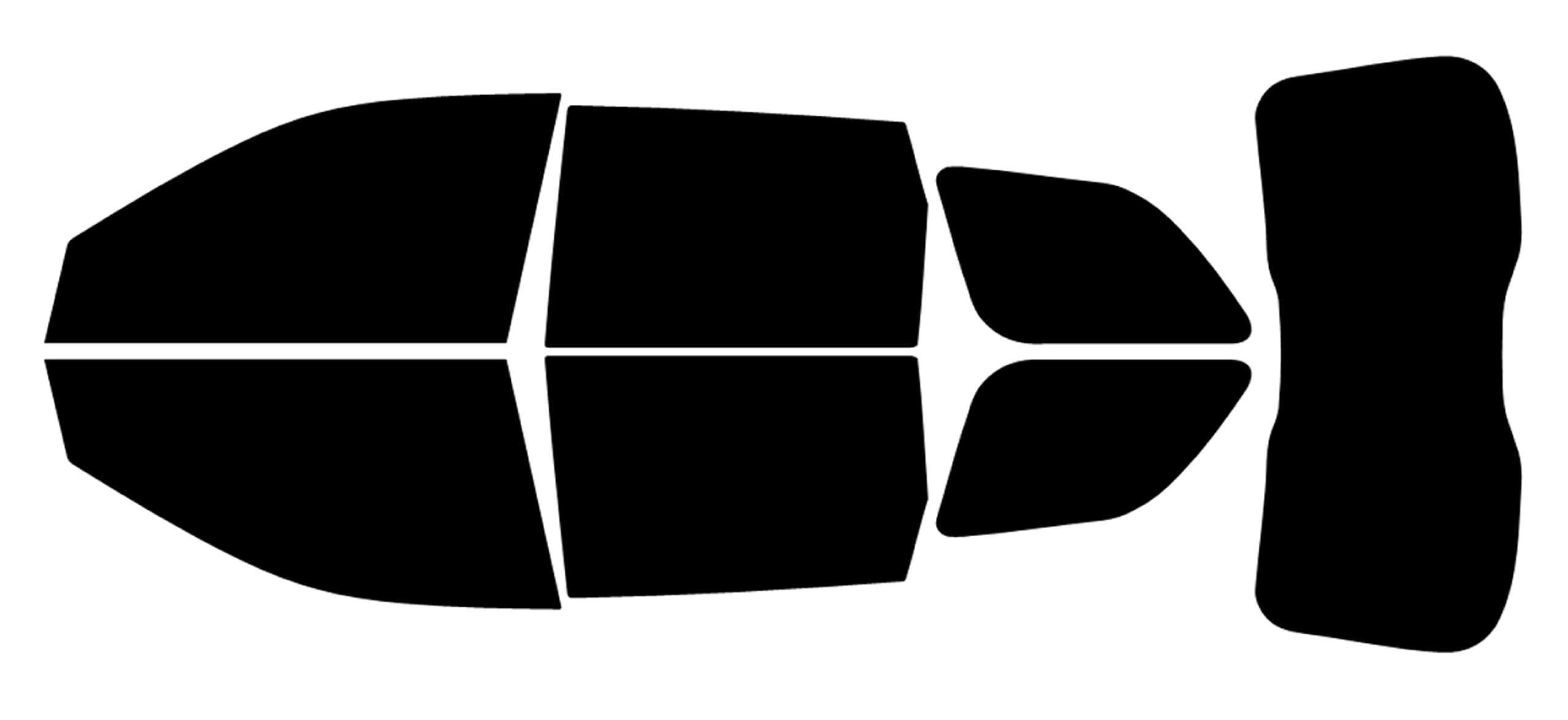 True Line Automotive Precut Car Window Tint Compatible with Jeep Grand Cherokee 2014-2021 - 20% All Side and Back Windows - Window Tint Film - Pre Cut Window Tint for Car Windows - Tint Kit