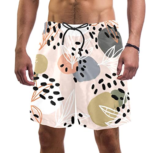 Maillot de bain JDEZ floral abstrait avec séchage rapide innovant