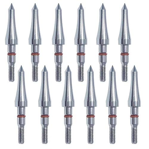 Image of 100 /125 /150 /200 /300 Grains Archery Field Points Practice Field Tips, Archery Target Practice Hunting Arrow Tip for Recurve, Compound Bow Crossbow, Stainless Steel Screw in Broadheads