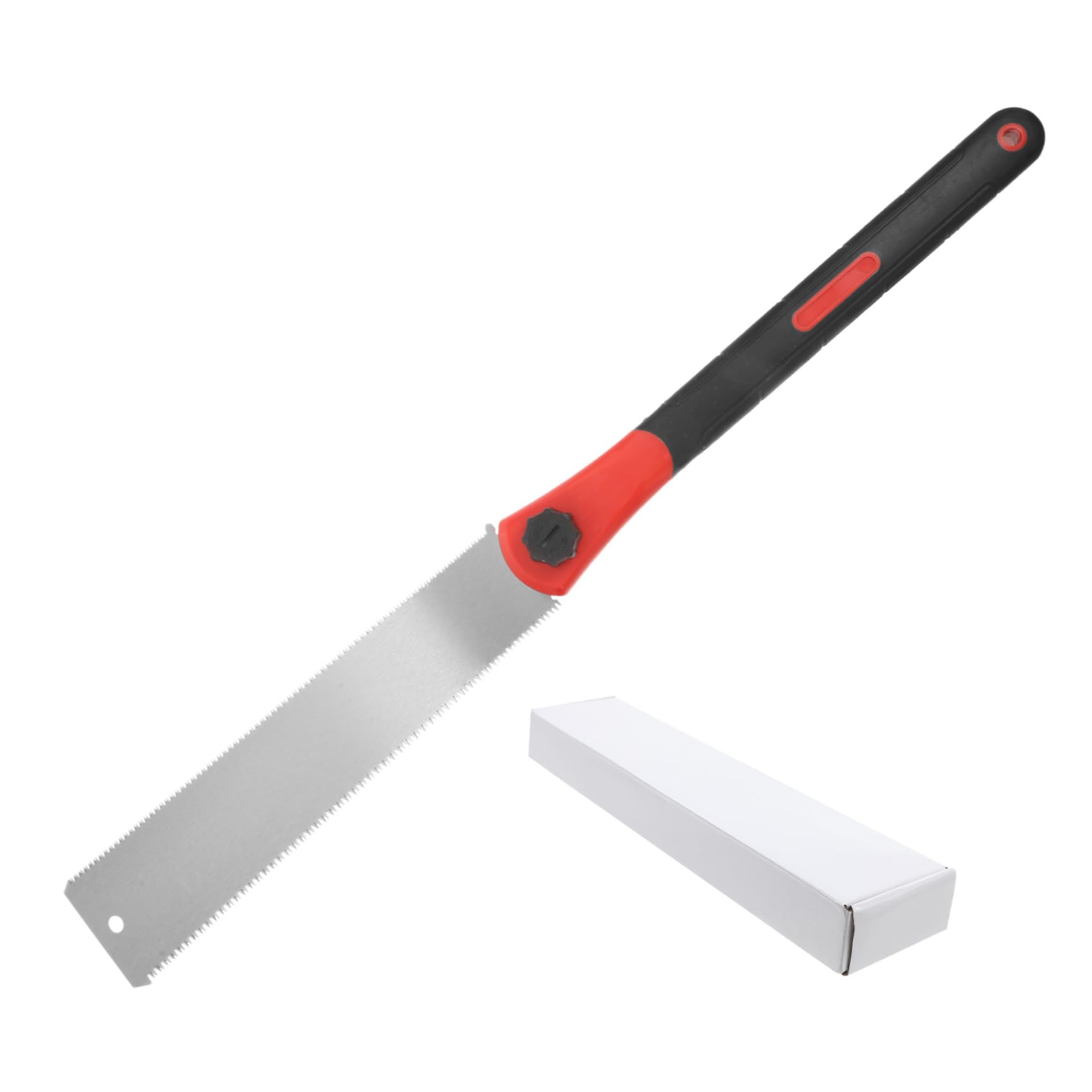SHINEOFI Seghetto a Doppio Taglio per Legno, Lama Flessibile Sk5, Struttura Robusta in Pp, Utensile Portatile per Lavorazione del Legno e Giardino