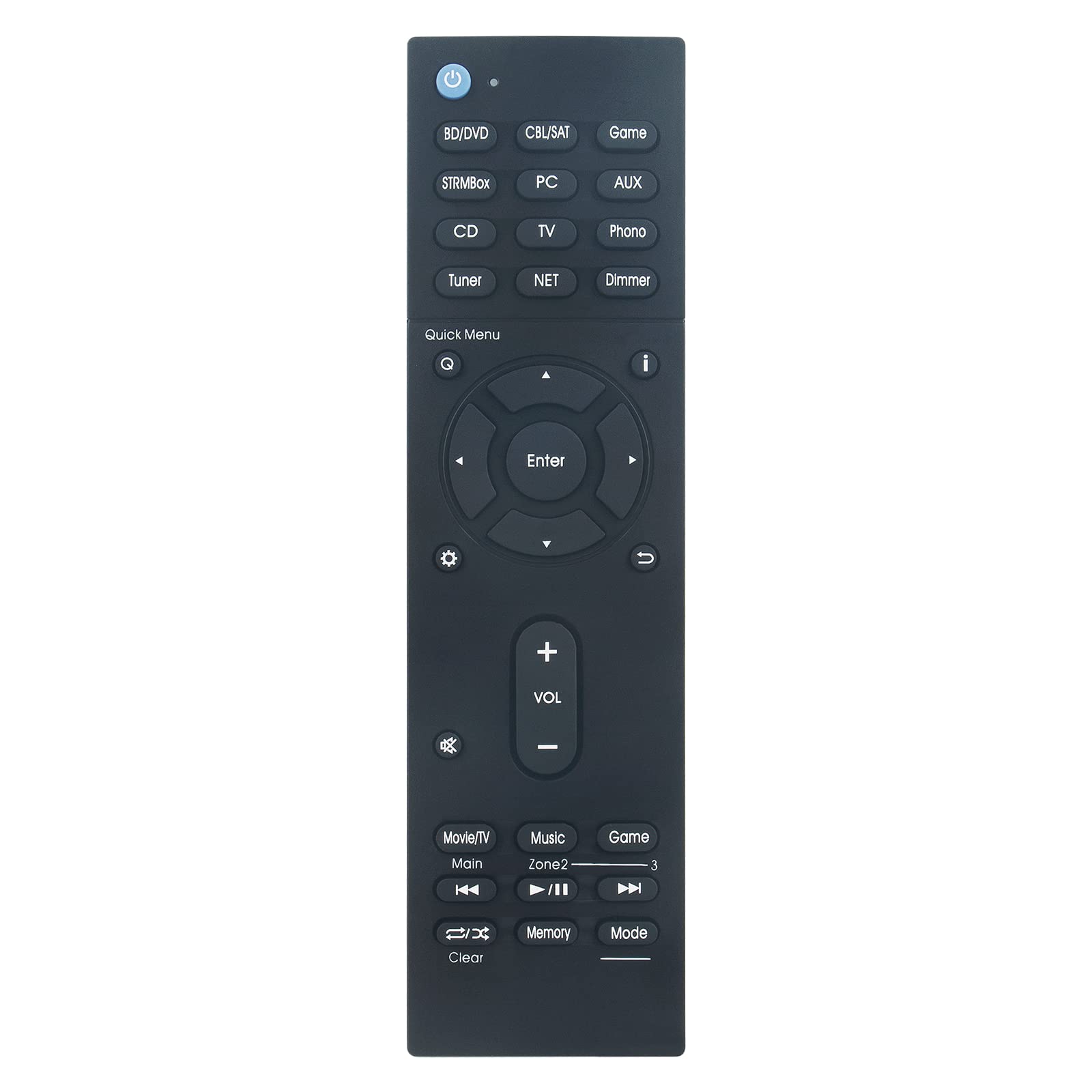 PERFASCIN RC-913R Replace Remote Control Fit for Integra DRX-7.1 DRX-R1 DRX-R1.1 DRX-5 DRX-7 Network AV Receiver