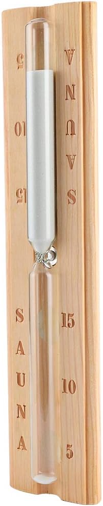 Timers Wooden Sauna Hourglass 15 Minutes Sand Timer Countdown Clock Accessory for Sauna Spa Room