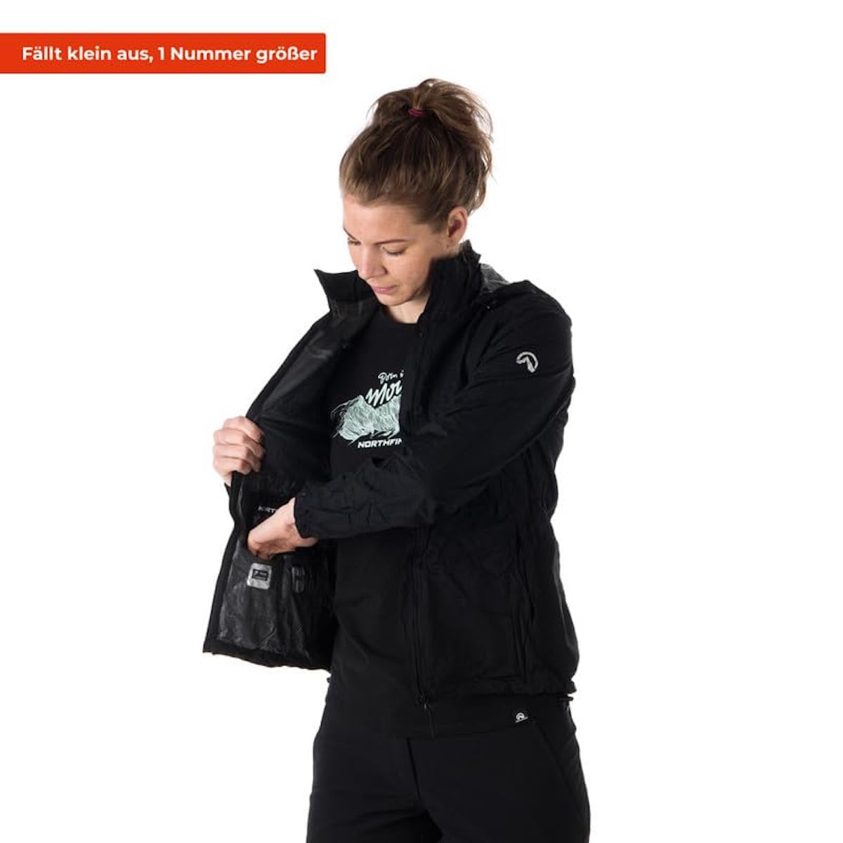 NORTHFINDER Ultraleichte Regenjacke Damen Wasserdicht Atmungsaktiv | Fahrrad Regenjacke Damen Laufjacke Ultraleicht | Windjacke Regenjacke Zusammenfaltbar | Packable Regenjacke Rain Jacket