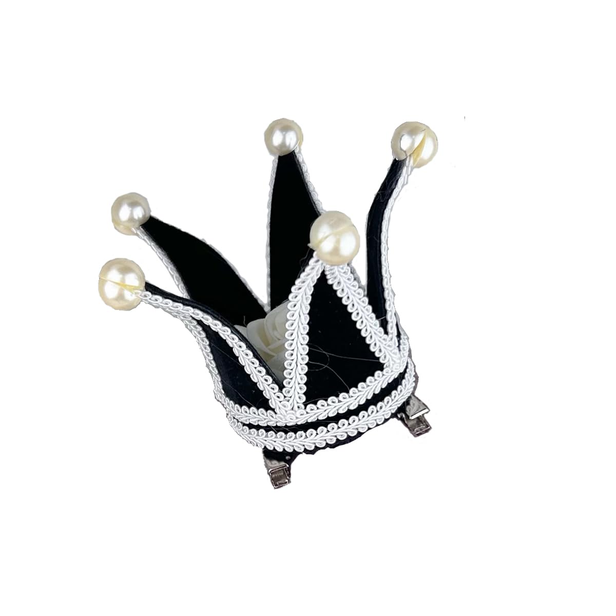 BPURB Women Gothic Lolita Circus Clown Hat Jester Crown Mini Top Hat Halloween Costume Headband Tiara for Carnival Cosplay Party โ image 1