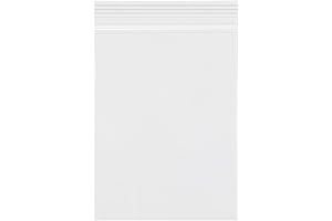 100 Pack 3''x4'' Clear Poly Zipper Bags Small Reclosable Gram Bags