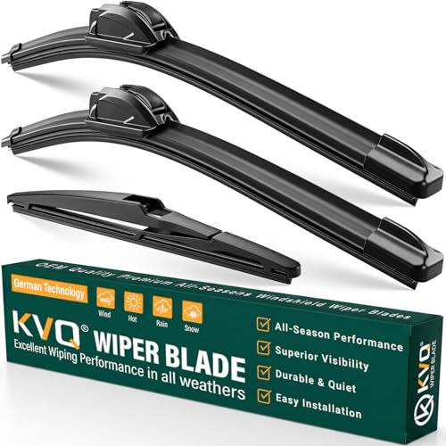 Image of Windshield Wiper Blades Replacement for Toyota highlander 2020-2024 2025 | Original Equipment Replacement Front Rear Wipers Blade Set - 26 inch+18 inch+10 inch (Set of 3) U /J Hook
