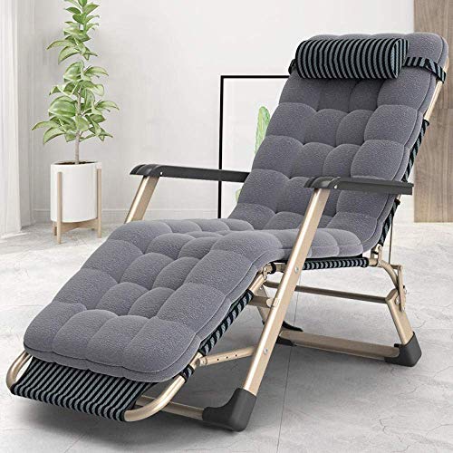 SLRMKK Tumbona reclinable plegable, sillas reclinables plegables de gravedad cero, sillón reclinable plegable, sillón de jardín de gravedad cero, reclinable para viajes de campamento al aire libre,