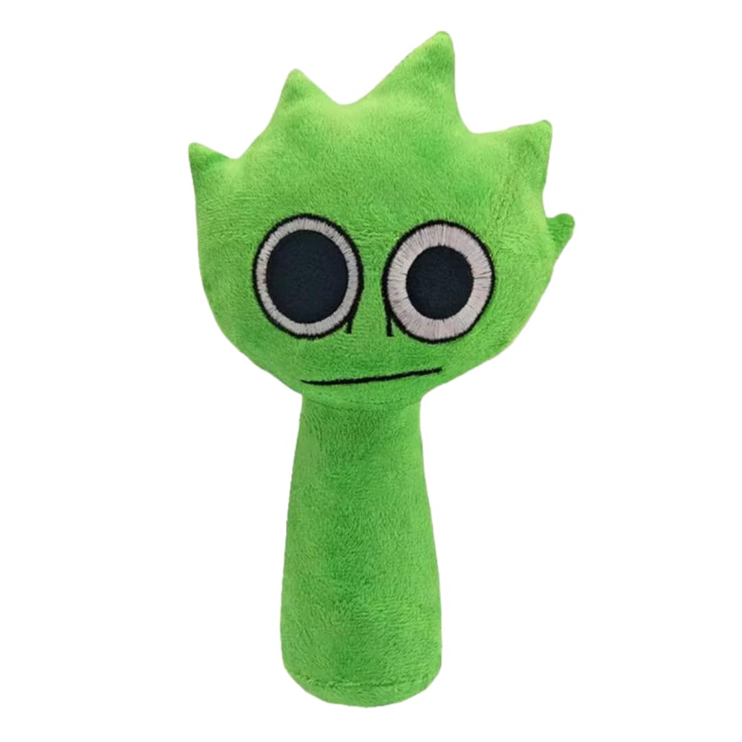 TechMax Solution Green Double Eye Sprunki Plush Toys-image-20