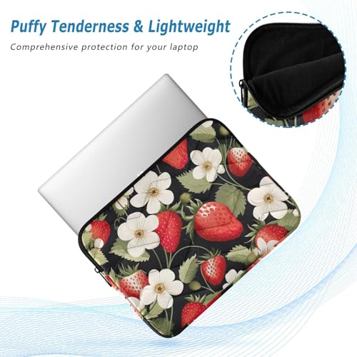 Funda para portátil de 13-14 pulgadas con estampado floral miniatura 5