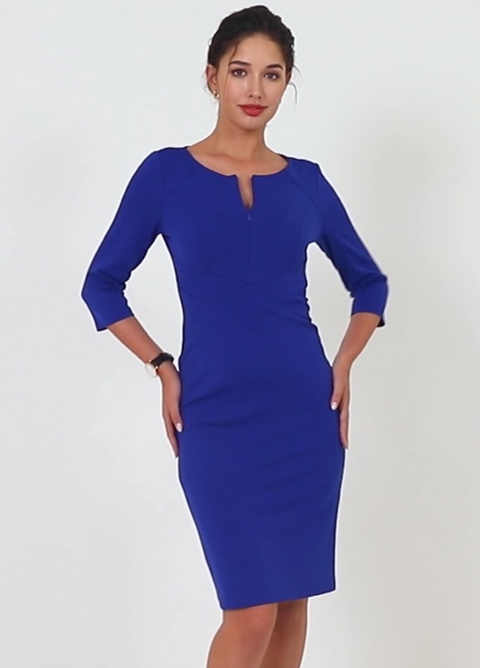 Hobemty Women's Funeral Sheath Dress Knee Length Work Pencil Dresses Small  Black at Amazon Women's Clothing store