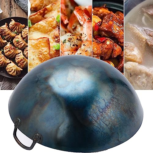 Wok de acero al carbono, antiadherente, 40 cm miniatura 2