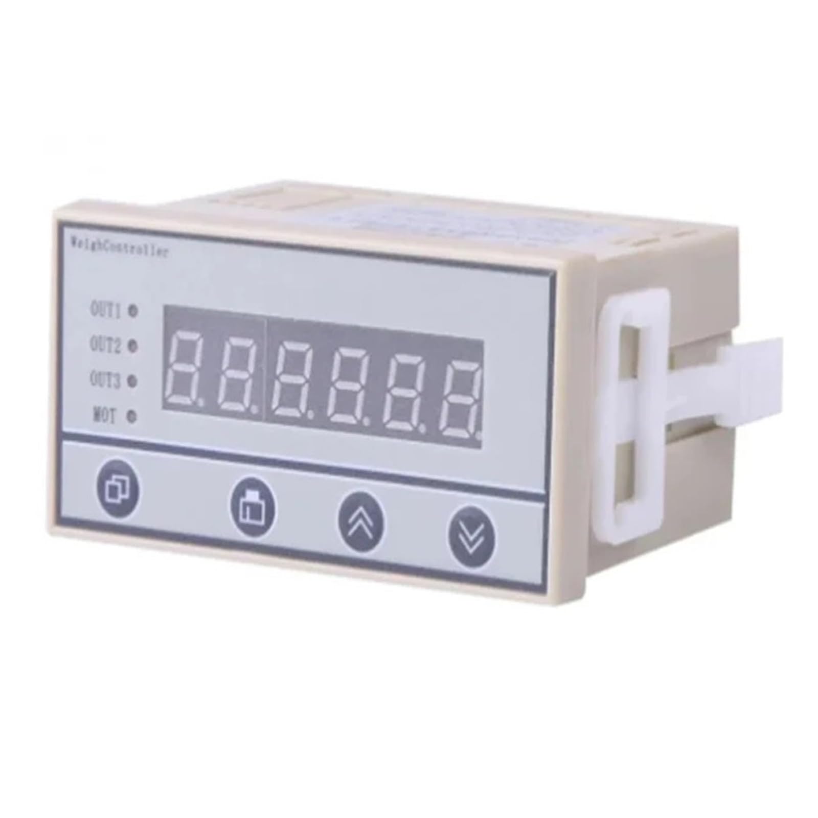 CUNTO Load Cell Indicator Weight Sensor, 220V High Accuracy Weighing Controller Weight Indicator 6-Digit LED Display 2-pin (Size : 4-20MA)