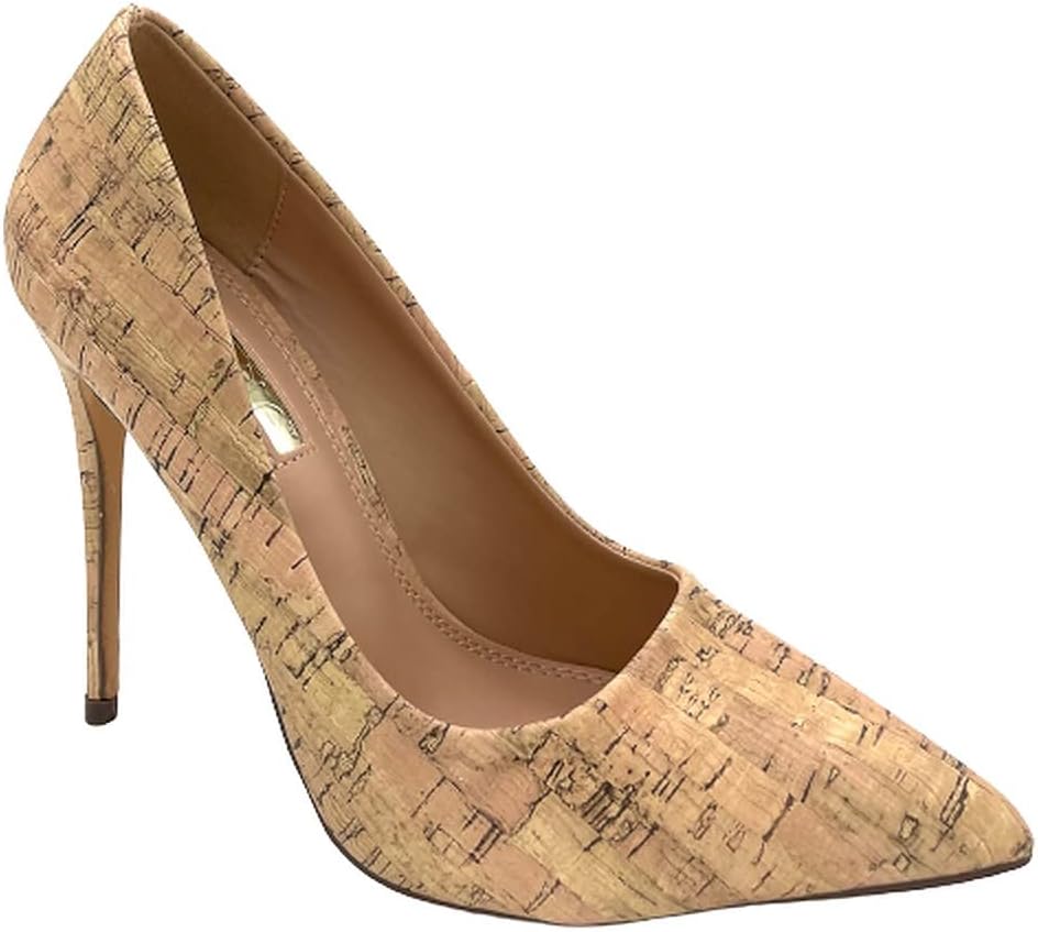 Liliana Women's Pointed Toe high Heels Pump Shoes Kimye-6 Cork 11