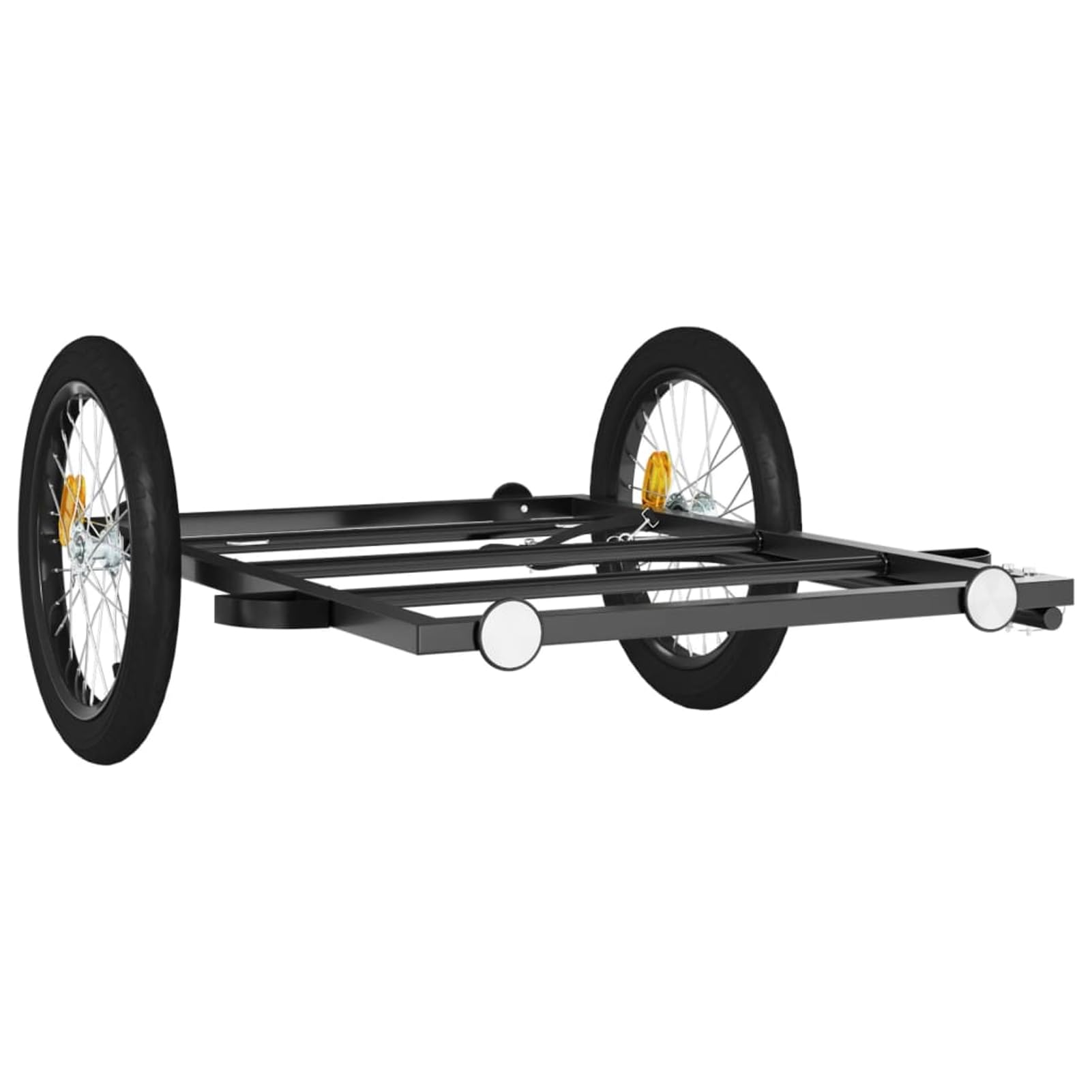 Fahrradanhänger 122x53 cm Eisen 30kg | Robustes Eisen, 30 kg Tragkraft, ideal für schwere Güter