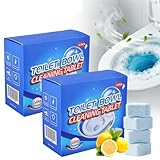 2Box Powerful Toilet Bowl Cleaner Tablets, 2026 Upgrade Toilets Limescale Remover Heavy Duty, Fizzy Foam Toilet-Cleaner, Strong Toilets Cleaning for Stains, Tablet ToiletsFreshener, Toilet-Cleaning