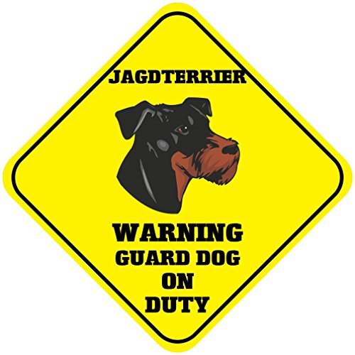 Wennuna Jagdterrier warning Guard Dog on Duty